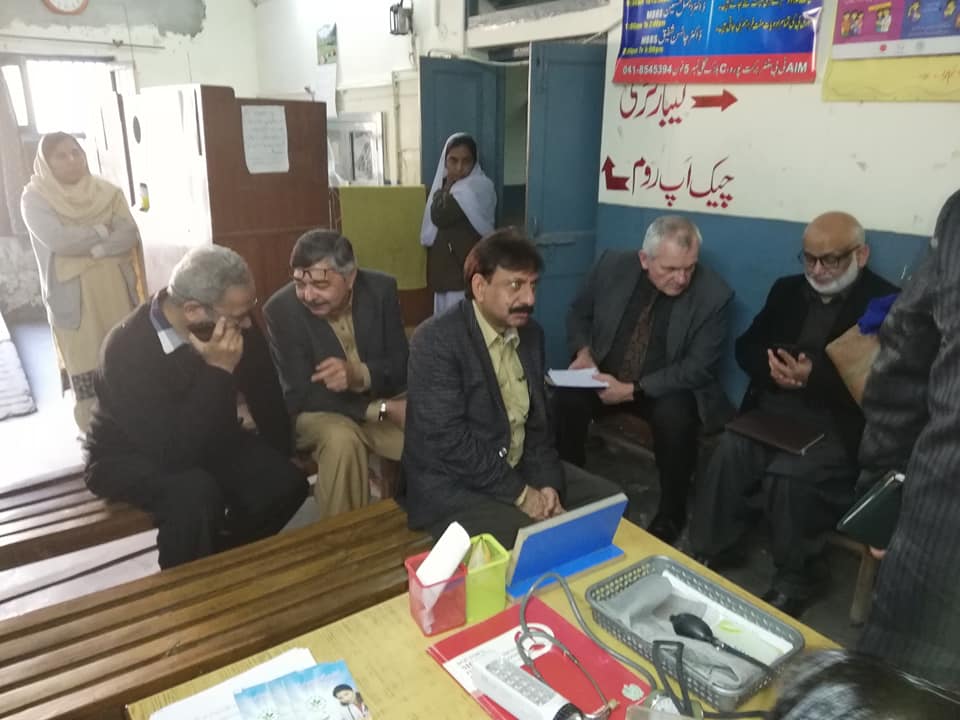 WHO Team visits AIM TB Center